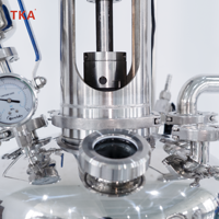 Cuve de réaction en acier inoxydable de 50 L, réacteur chimique à chemise chauffante avec pompe motorisée pour la production cosmétique en laboratoire
