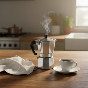 Juego de filtros de repuesto Krger Espresso, filtro de metal de 6 tazas con sellos para cafetera Moka - Product Image 2