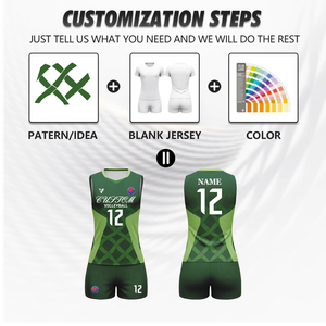 Personnalisez votre propre maillot de volley sans manches, sublimation, haute qualité, respirant, grande taille, maillot de volley Pq25093 - Product Image 2