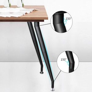Gambe Regolabili per Tavolo da Pranzo e Ufficio, Set di 4 Gambe Inclinabili in Metallo da 28 Pollici per Tavolo da Caffè, Uso Interno ed Esterno - Product Image 4