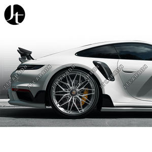 Kit Carrozzeria in Vera Fibra di Carbonio, Paraurti, Spoiler, Diffusore, Minigonne Laterali, Luci Anteriori per <span class=keywords><strong>Porsche</strong></span> 911 992 Stile <span class=keywords><strong>T</strong></span> - Product Image 5