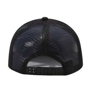 Casquette personnalisée respirante en maille, style camionneur à 5 panneaux, fermeture snapback, visière plate, style sport, mode moderne, qualité supérieure, casquette pour homme - Product Image 3