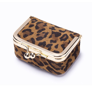 Sac en cuir véritable de petite taille avec fermeture à glissière et bague en diamant Boîte à bijoux antivol pour mini bague collier porte-monnaie - Product Image 6
