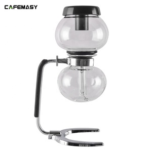CAFEMASY Phong Cách Mới Kim Loại Cà Phê Siphon Ấm Đun Nước Chịu Nhiệt Cà Phê Maker Percolator 3 Ly Cà Phê Siphon - Product Image 2