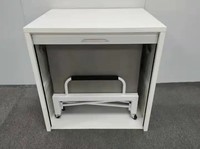 Lit pliant simple en acier moderne avec matelas pour la pause déjeuner – Idéal pour les personnels d'entrepôt et d'écoles