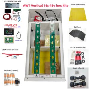 AWT Horizontal 15KW 16KW 51.2V 300Ah 314Ah Pacote de Baterias LiFePO4 DIY com BMS JK 200A Baterias de Íon de Lítio Prismáticas para Energia Solar Residencial - Product Image 4