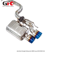 Système d'échappement pour Lexus GSF RCF IS500 5.0L 2013-2021 avec double résonateur, double valve électronique, quatre sorties, échappement arrière en acier inoxydable SS304