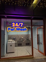 Letrero LED Acrílico 3D Personalizado con Logotipo, Letrero Comercial Retroiluminado de Metal para Vallas Publicitarias, Decoración, Señalización, Resistente al Agua IPX5