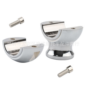 Moshark Motorcycle Handlebar <b>Bracket</b> 32mm Chrome Plated Height Increase For Harley Davidson Modification Parts - Product Image 5