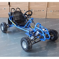 FRANFUN Go-kart à essence pour adultes 270CC, refroidi par air, performance de course, buggy des dunes