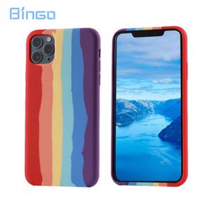 HEYBINGO Accessori per Cellulari, Custodie in Silicone <span class=keywords><strong>Arcobaleno</strong></span> per <span class=keywords><strong>iPhone</strong></span> 13 14 15 Pro Max, Pellicole Protettive in Vetro per Telefoni - Product Image 3