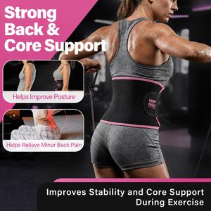 Faja Reductora de Cintura Ajustable de Neopreno con Iones de Plata, Cinturón Lumbar para Sudoración y Efecto Sauna - Product Image 2