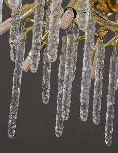 Paralumi moderni di lusso cristallini con lampada a sospensione ghiacciolo lampada a sospensione per la casa dell'hotel luce decorativa a sospensione - Product Image 4