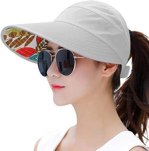 Sombrero de Sol de Ala Ancha para Mujer con Protección UV, Visera Plegable para Deportes, Viajes, Actividades al Aire Libre, Fiestas, Apto para Invierno - Product Image 2