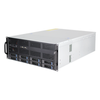 Boîtier de serveur GPU G465-08 avec backplane Mini-SAS 6 Gb/s, 4U, 8 baies, prend en charge 4 cartes GPU double largeur pour l'inference IA