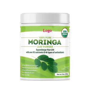 Moringa leaf powder 100% nature moringa leaf extract Dietary supplement OEM private organic moringa powder