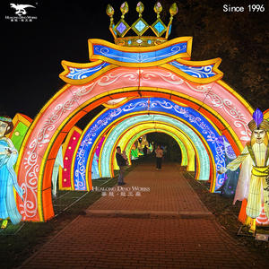 Lanterne tradizionali cinesi Festival installazione artistica decorazione del parco lanterne fiabe - Product Image 3