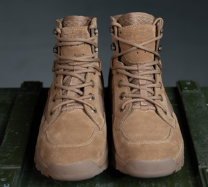 SFB8 Breathable Brown OD green suede cow leather Long tactical <b>boots</b> no side zip stock wholesales <b>HIking</b> ankle <b>boots</b> - Product Image 4