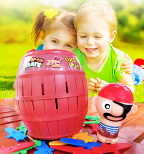 Kinder Interaktives Spielzeug Pirate Barrel Spiel Pirate Funny Barrel Neuheit Toy Bucket Lucky Stab Toys Spiel Geschenk für Kinder - Product Image 5