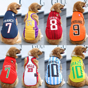 Camiseta Deportiva para Perros con Diseño de Fútbol, Ropa Transpirable y Suave para Mascotas, Camisetas para Gatos, Ropa para el Verano - Product Image 5