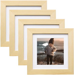 Elegant Modern Black Iron MDF Photo Wall <strong>Frames</strong> <strong>with</strong> Embossing <strong>Printing</strong> and Gift Hanging - Product Image 6