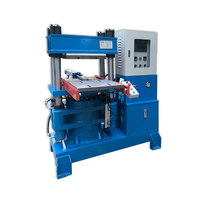 Machine de vulcanisation de caoutchouc de silicone automatique rentable de 100 tonnes presse de vulcanisation de plaque à tête unique de laboratoire