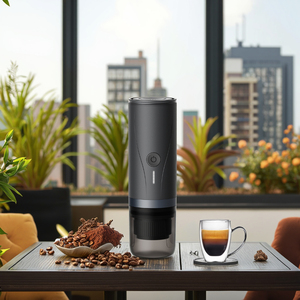 Espresso Machines OEM Automatic <strong>Capsules</strong> <strong>Coffee</strong> Machine-Compact Aluminum Travel <strong>Coffee</strong> Maker USB/Battery Powered Electric PCM03 - Product Image 1