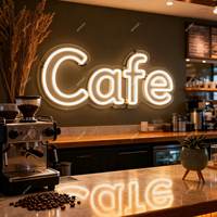 Enseigne néon LED personnalisable, étanche, pour usage intérieur/extérieur, décoration de voitures et d'entreprises