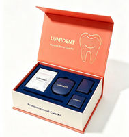 Boîte d'alignement magnétique transparente avec logo personnalisé, en carton ondulé rigide recyclable, emballage dentaire écologique, boîte pour appareil orthodontique