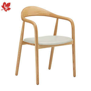 Sillas de Comedor Modernas de Madera con Asiento de Cuero PU a <span class=keywords><strong>Precio</strong></span> Económico, Silla de Comedor Nórdica de Madera Maciza para Hotel, Cocina y Eventos - Product Image 3