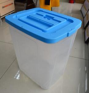 Urna de Votación de Plástico Transparente Cuadrada de 45L con Logotipo Personalizado para Campañas Electorales - Product Image 5