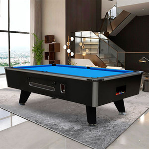 Mesa de billar comercial Yi Wu de 7 y 8 pies con sistema de retorno automático de bolas, operada con monedas, para juegos recreativos. - Product Image 5