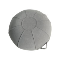 Chaise de yoga gonflable premium et souple 45 cm avec logo personnalisé pour l'exercice, l'équilibre, la gym, le fitness, la méditation – Solution de siège ergonomique