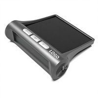 Solar TPMS 6-Rad Externer Sensor Reifendrucküberwachung für LKW-Teile USB-Aufladung Echtzeit-Alarm 9,9 Bar IPX7 Wasserdicht