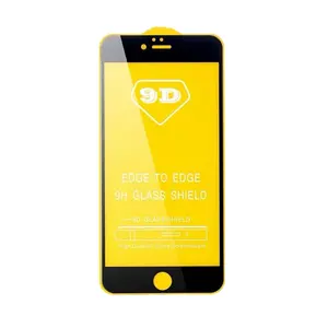 כיסוי מלא 9D באיכות גבוהה זכוכית מחוסמת לאייפון 8 7 6 פלוס SE סרט מגן מסך שקוף גבוה סרט מגן נגד שמן נגד שריטות