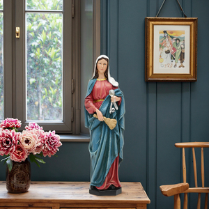 Statues religieuses catholiques en résine faites à la main produits en stock ornements de <span class=keywords><strong>cuisine</strong></span> Fatima vierge marie et madone modèle modèle - Product Image 1
