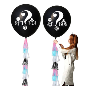 Ballon en latex de 36 pouces pour révélation du sexe, garçon ou fille, pour <span class=keywords><strong>la</strong></span> décoration de fête de révélation du sexe - Product Image 2