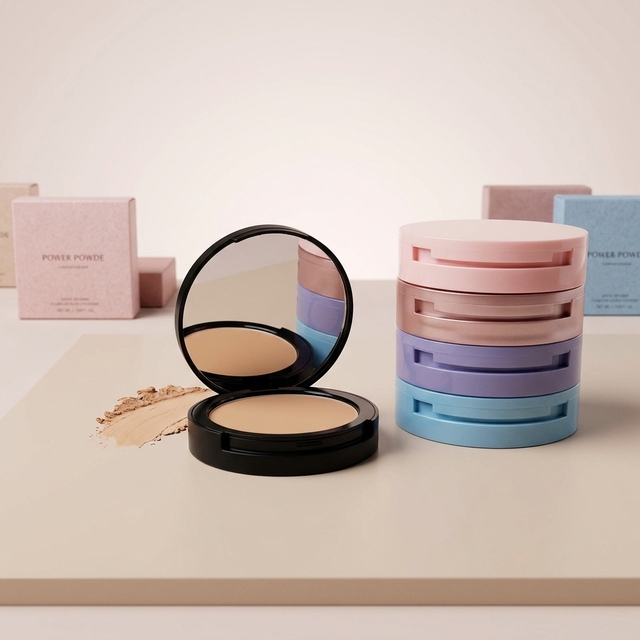 High Quality Waterproof Long Lasting Setting Powder Matte Face Makeup Powder Oil Control Compact  Powder