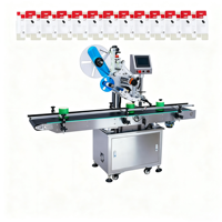 Machine d'étiquetage automatique à haute efficacité pour surfaces planes, pour bouteilles et verre, étiquetage tactile pour sacs et boîtes