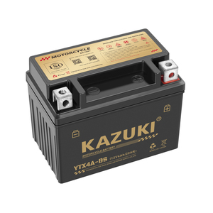 Batería de Motocicleta de Plomo-Ácido <span class=keywords><strong>KAZUKI</strong></span> YTX4A-BS, Libre de Mantenimiento, 12V4ah, Garantía de Un Año - Product Image 2