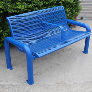 Hot <strong>Sale</strong> Perforated Steel Metal Sheet Outdoor <strong>Garden</strong> Park <strong>Benches</strong> - Product Image 1