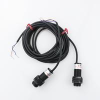 Sensor Fotoelektrik Inframerah m18 Tipe Through Beam, Saklar Npn/pnp 4 Kabel 5v/12v/24v Dc Ip67 Tahan Air (ibest)