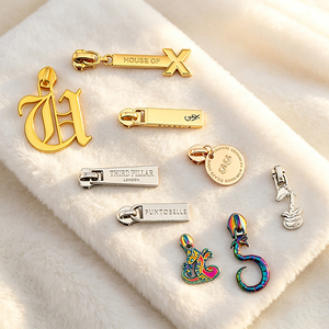 Custom Manufacture Metal Logo Tags Private Brand Sew-on <b>Labels</b> Accept Custom Design Metal <b>Name</b> Badges for Garment & Luggage - Product Image 1