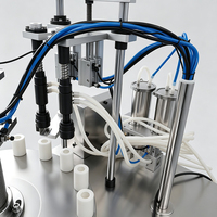 Machine de remplissage de parfum liquide de type rotatif haute précision avec écran tactile pour huiles essentielles et cosmétiques