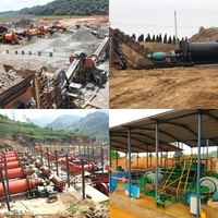 Broyeur à boulets pour minerai d'or de petite taille 2-3t/h, le plus vendu en Chine, équipement de broyage personnalisable avec moteur AC pour le raffinage du minerai