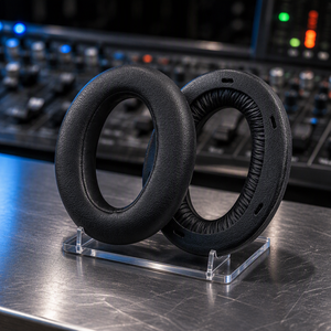 Protein Leather Memory Foam Replacement <strong>Ear</strong> <strong>Pads</strong> Cushions for <strong>Sony</strong> <strong>WH</strong> <strong>XB910N</strong> Over <strong>Ear</strong> Headphones - Product Image 1