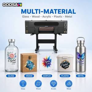 <b>A2</b> UV DTF <b>Printer</b> Crystal Label AB Film Roll to Roll White Ink Logo Sticker Bottle Cup Metal Glass Decal Printing Machine - Product Image 2