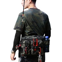 Sac de pêche multifonctionnel portable et étanche pour le camping et les activités de plein air