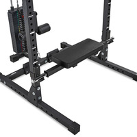 Accessoire d'entraînement pour le cou pour rack à squats - Équipement de musculation multifonctionnel pour le cou, le haut du dos et le tronc