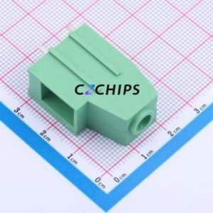 JL136HT-12701G01 Screw Terminal Block Through hole Component (THT),P=12.7mm Connector 1x1P 12.7mm Green Through Hole - Product Image 1